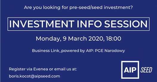 AIP Seed - Investment Info Session