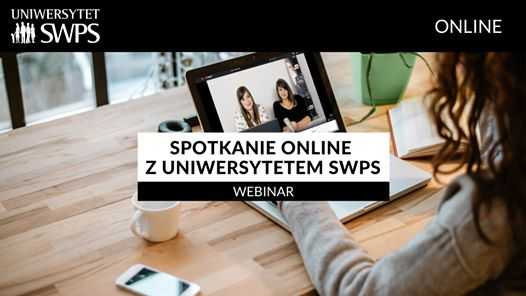 Spotkanie online z Uniwersytetem SWPS