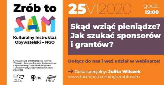 Webinar: Skąd wziąć pieniądze cz. II / Julita Wilczek
