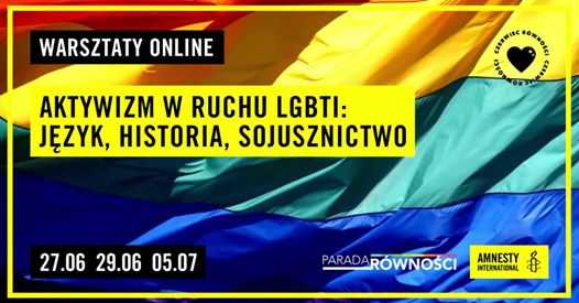 Aktywizm w ruchu LGBTI – warsztaty online