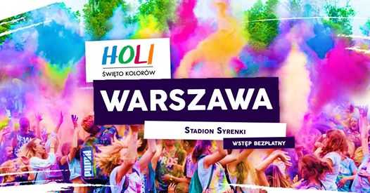 Holi Święto Kolorów w Warszawie ★ oficjalna trasa