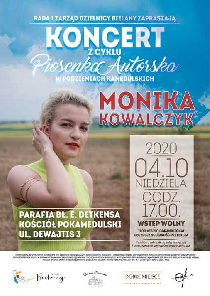 Monika Kowalczyk w Podziemiach Kamedulskich