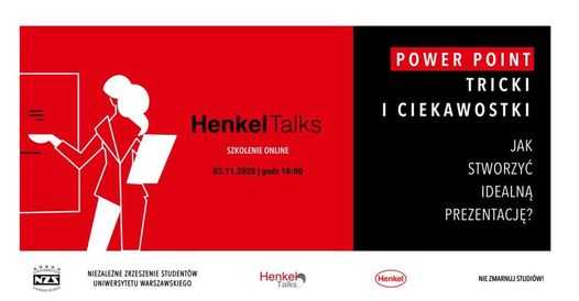 Henkel Talks: PowerPoint - triki i ciekawostki. Jak stworzyć idealną prezentację?