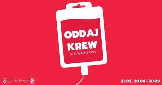 Oddaj krew dla Warszawy