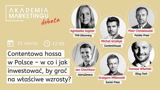 Debata: Contentowa hossa w Polsce – w co i jak inwestować, by grać na właściwe wzrosty?
