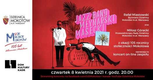 Jazz Band Młynarski - Masecki na 105. rocznicę stołeczności Mokotowa