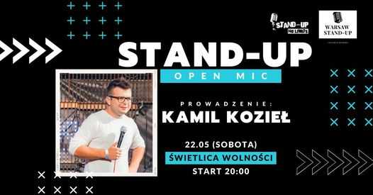 Stand-up Open Mic - Warszawa x Kamil Kozieł