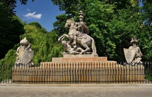 Czytanie Łazienek Królewskich - Pomnik Jana III Sobieskiego