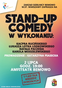 Stand-up Comedy na Bemowie: Ruciński, Lotek, Pacześ, Modzelewski