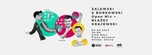Zalewski & Borkowski Open Mic + Błażej Krajewski