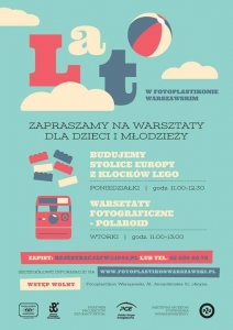 Lato w Fotoplastikonie Warszawskim - budowanie z klocków lego