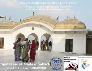 Spotkanie Moda w Indiach - Indie na Targówku