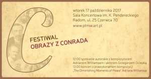 Festiwal "Obrazy z Conrada" / "The Diminishing Parts of Peace"