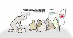 FREE OF CHARGE FIRST MED AID COURSE FOR MIGRANTS
