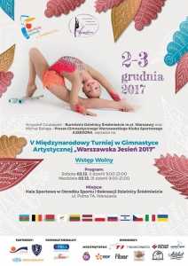 Warszawska Jesień 2017 - V Międzynarodowy Turniej w gimnastyce artystycznej