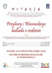 Spektakl "Przybory i Wasowskiego ballada o rodzinie"