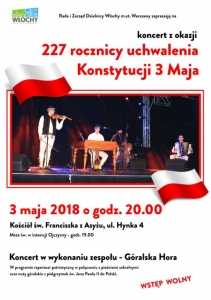 Góralska Hora - koncert z okazji rocznicy uchwalenia Konstytucji 3 Maja