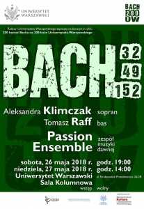 Bach 200 UW - BWV 32, 49, 152