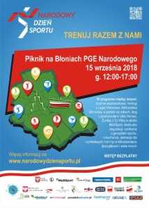 Narodowy Dzień Sportu  - Piknik sportowo-rodzinny na Błoniach PGE Narodowego