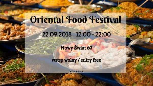 Oriental Food Festival 2018