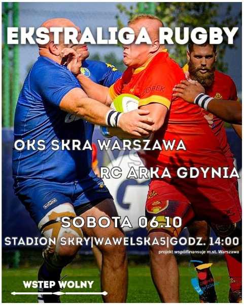 Mecz Rugby: SKRA Warszawa - Arka Gdynia