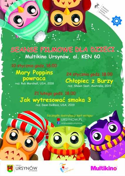 Bezpłatny seans filmowy dla dzieci w ramach BP 2019: JAK WYTRESOWAĆ SMOKA 3