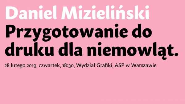 Przygotowanie do druku dla niemowląt