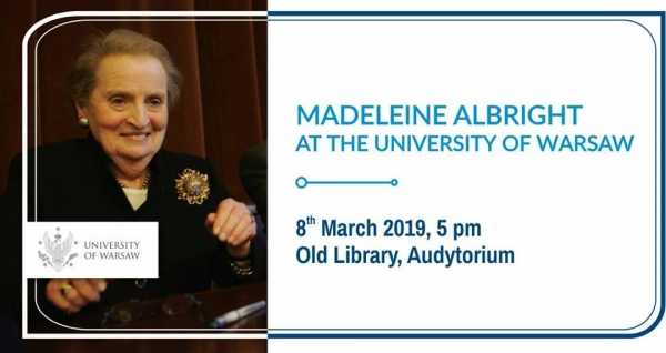 Prof. Madeleine Albright at UW // Spotkanie z Prof. Madeleine Albright