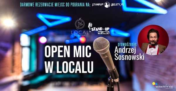 Stand-up No Limits: Open mic PL 