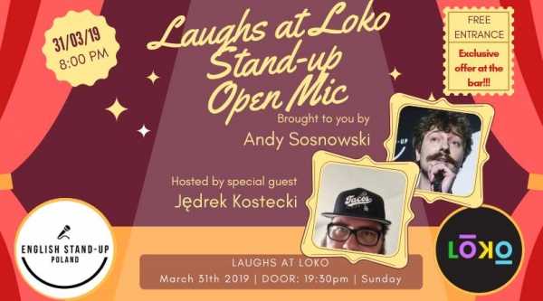 Laughs at Loko vol.35: English Stand-up Open Mic
