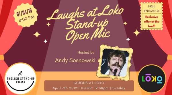 Laughs at Loko vol.36: English Stand-up Open Mic