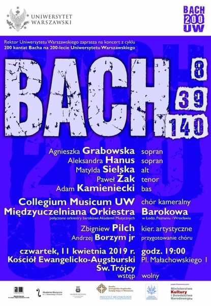 Bach 200 UW - BWV 8, 39, 140