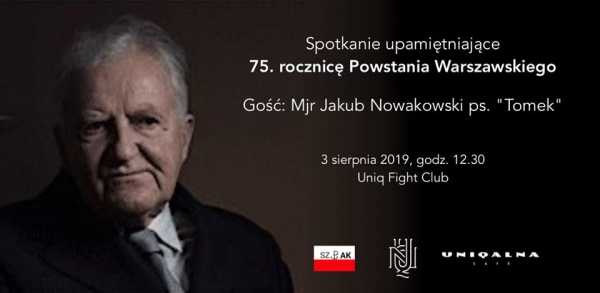 Spotkanie upamiętniające 75. rocznicę Powstania Warszawskiego