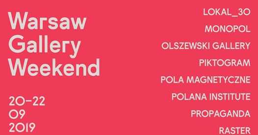 Warsaw Gallery Weekend 2019