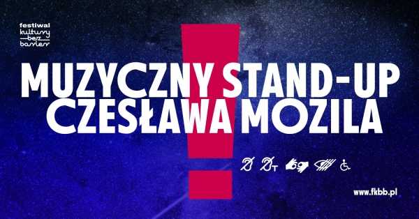 Muzyczny stand-up Czesława Mozila z tłumaczeniem na PJM