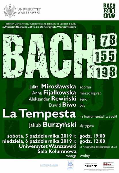Bach 200 UW - BWV 78, 155, 198