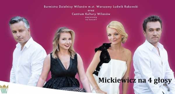 Mickiewicz na 4 głosy | koncert w Białej Sal