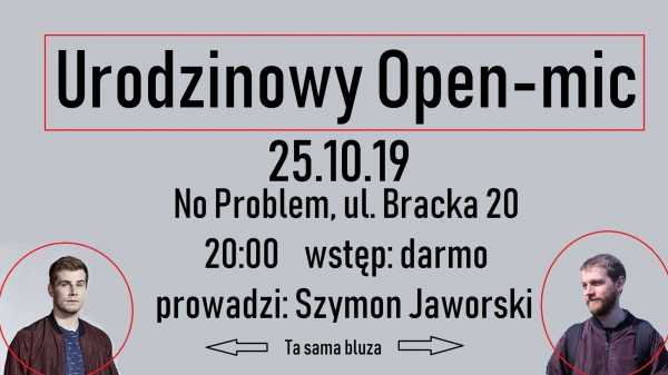 Urodzinowy Open Mic