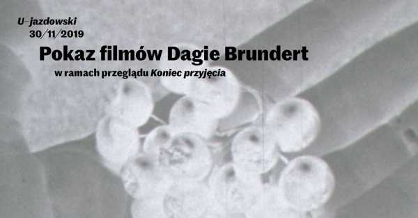 Pokaz filmów Dagie Brundert w ramach przeglądu Koniec przyjęcia