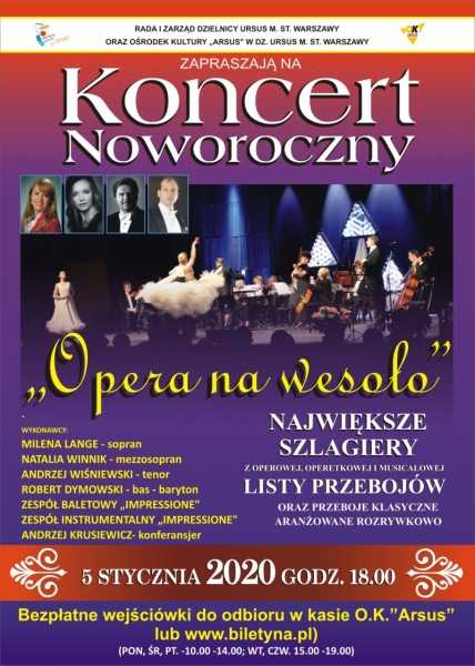 Koncert Noworoczny „Opera na wesoło”
