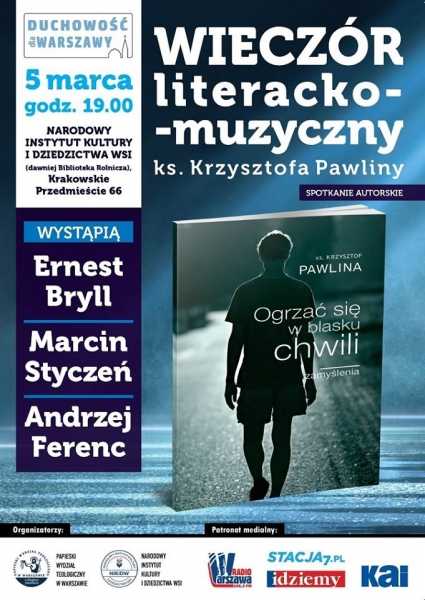 Wieczór literacko-muzyczny ks. Krzysztofa Pawliny