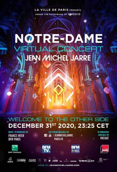Jean-Michel Jarre - Welcome to the Other Side - koncert w wirtualnej katedrze Notre-Dame