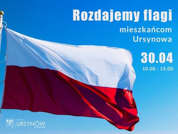 Darmowe flagi dla mieszkańców Ursynowa