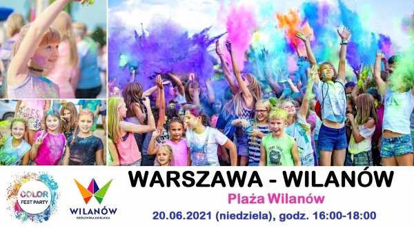 Eksplozja Kolorów Holi - Warszawa Wilanów 2021
