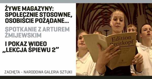 Spotkanie z Arturem Żmijewskim i pokaz filmu | Lekcja śpiewu 2