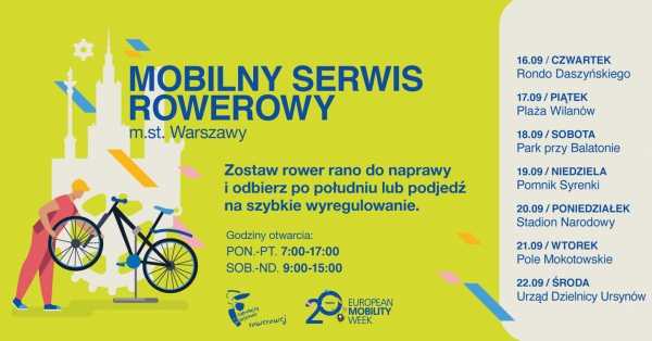 Mobilny Serwis Rowerowy m.st. Warszawy