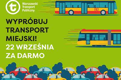 Europejski Dzień bez Samochodu - bezpłatne przejazdy transportem publicznym