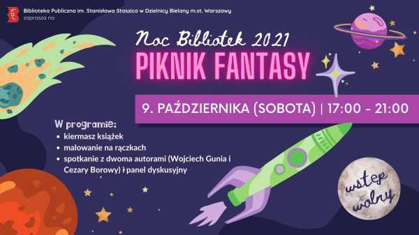 Noc Bibliotek 2021 - Piknik Fantasy
