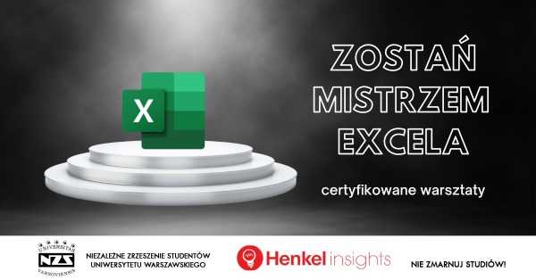 Zostań mistrzem Excela - certyfikowane warsztaty