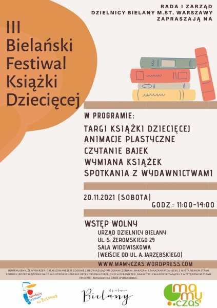 III Bielański Festiwal Książki Dziecięcej